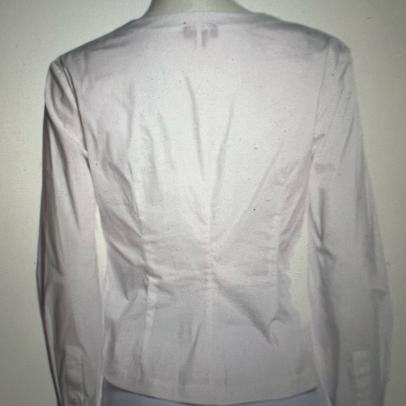 Staud black button down Landon Poplin Top 16 - Picture 2 of 3